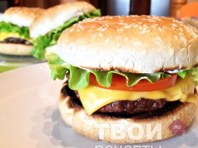 Рецепт чизбургера