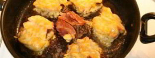 чизбургеры с говядиной, беконом и сыром. Шаг 7