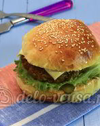 Домашний чизбургер