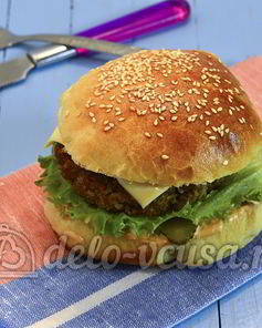 Домашний чизбургер