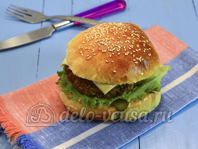 Рецепт домашнего чизбургера