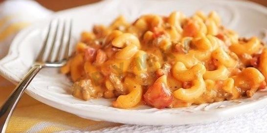 Макароны Чизбургер