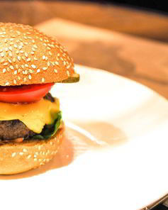 Мраморный чизбургер