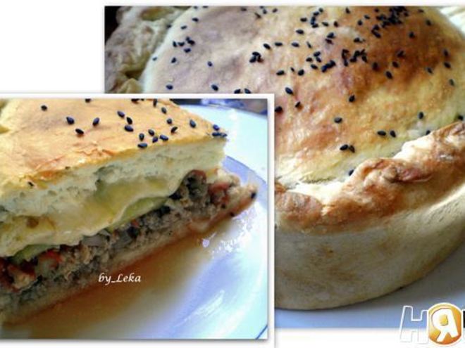 Рецепт мясного пирога чизбургер