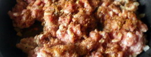 мясной пирог чизбургер. Шаг 4