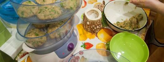 паровые котлеты из индейки чизбургеры. Шаг 6