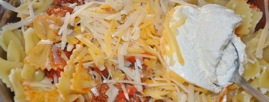 запеченная паста чизбургер. Шаг 7