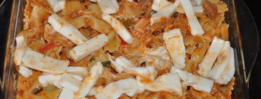 запеченная паста чизбургер. Шаг 8