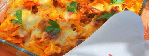 запеченная паста чизбургер. Шаг 9