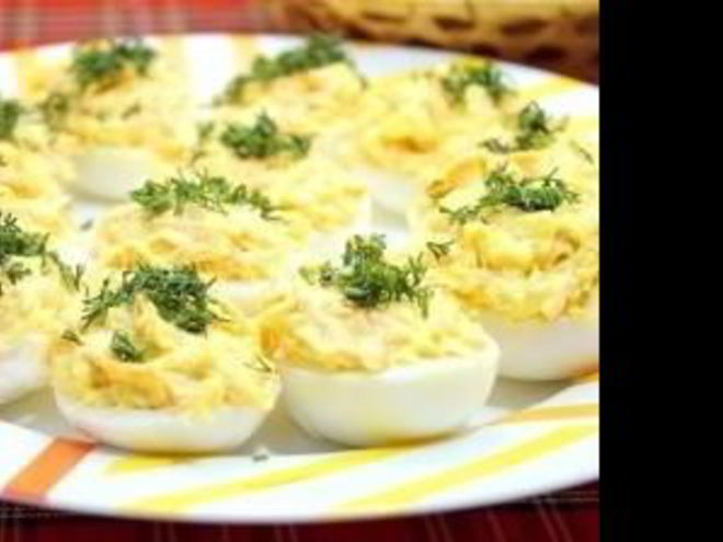 Рецепт фаршированного яйца