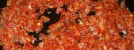 фаршированный кальмар с рисом и яйцом. Шаг 3