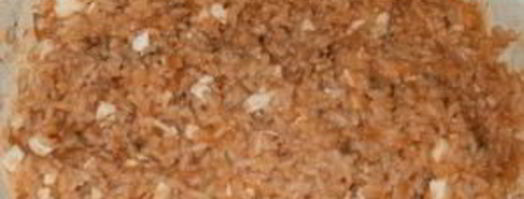 фаршированный кальмар с рисом и яйцом. Шаг 4