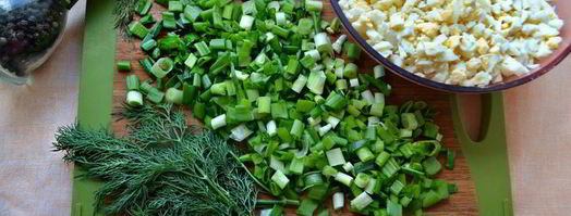 фаршированные куриные яйца. Шаг 4