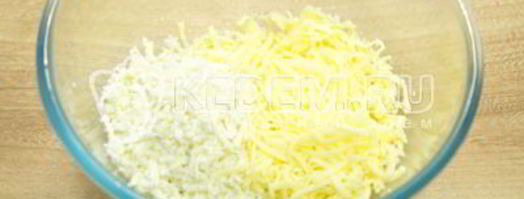 фаршированные яйца дед мороз. Шаг 4