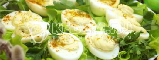 фаршированные яйца карри. Шаг 8