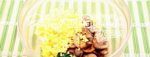 яйца фаршированные гнездышки. Шаг 4