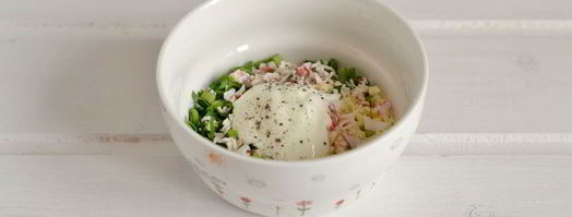 яйца, фаршированные крабовым салатом. Шаг 8