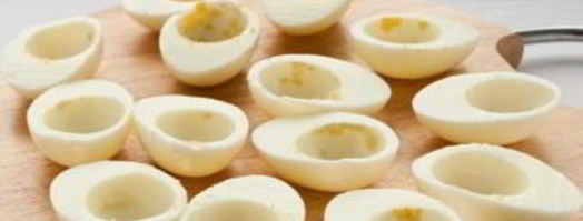 яйца, фаршированные паштетом. Шаг 3