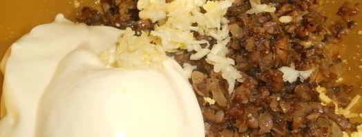 яйца фаршированные с грибами. Шаг 7