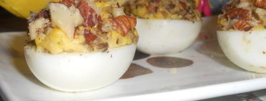 яйца фаршированные с грибами. Шаг 9