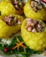 Горячая закуска Лапти