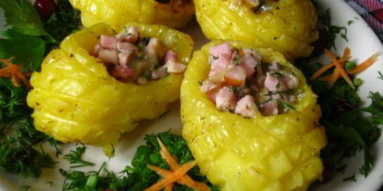 Горячая закуска Лапти