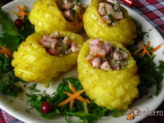 Рецепт горячей закуски лапти