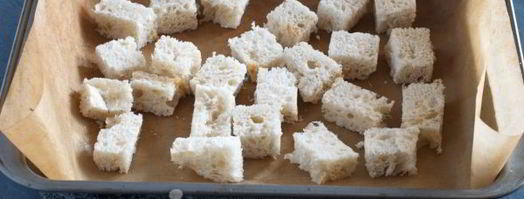 гренки из белого хлеба в духовке. Шаг 7