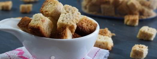 гренки из белого хлеба в духовке. Шаг 13