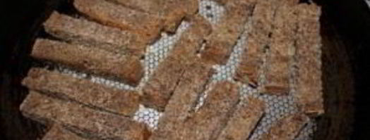 гренки из черного хлеба с сыром и чесноком. Шаг 3