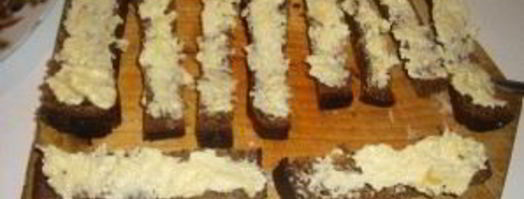 гренки из черного хлеба с сыром. Шаг 8