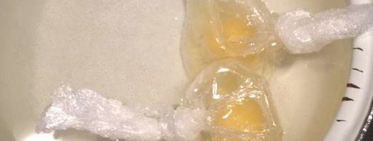 гренки из черного хлеба с вареным яйцом. Шаг 7