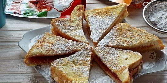 Гренки с джемом