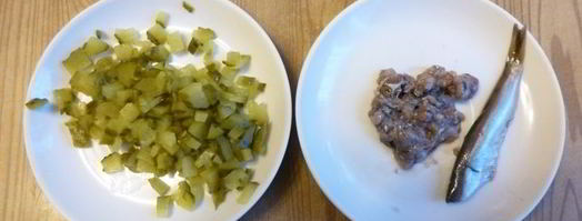 гренки с фаршем по-татарски. Шаг 3