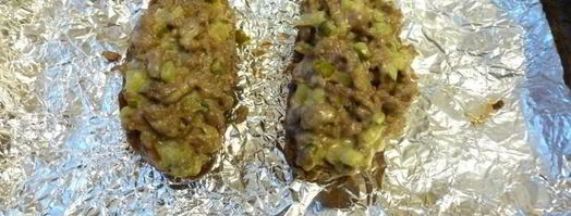 гренки с фаршем по-татарски. Шаг 6