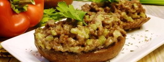 гренки с фаршем по-татарски. Шаг 8