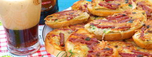 гренки с колбасой и картофелем. Шаг 6