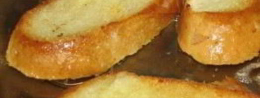 гренки с колбасой и сыром. Шаг 7