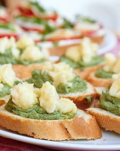 Гренки с крапивой