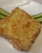 Гренки с моцареллой