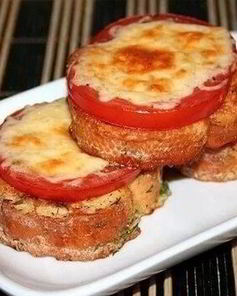 Гренки с сыром и помидорами к завтраку
