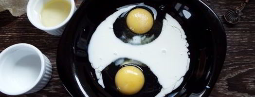 гренки с сыром и яйцом на сковороде. Шаг 7