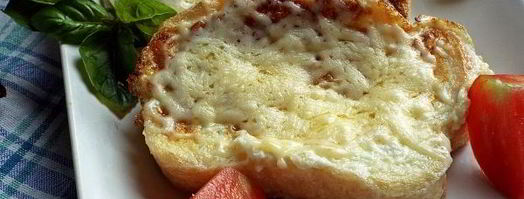 гренки с сыром и яйцом на сковороде. Шаг 16