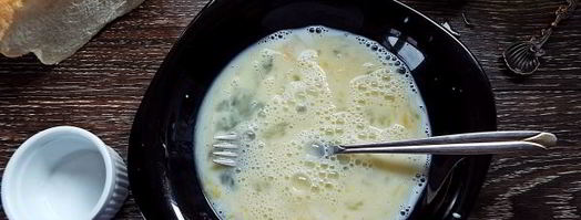 гренки с сыром и яйцом на сковороде. Шаг 8