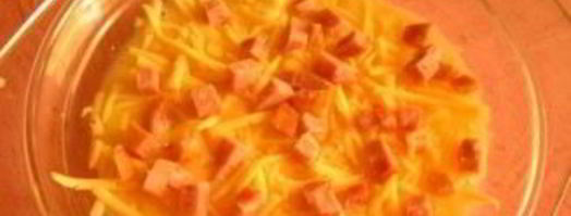 гренки с сыром, яйцом и колбасой. Шаг 4