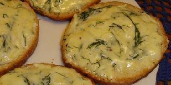 Гренки с сыром