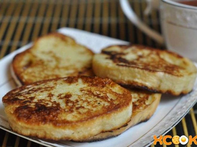 Рецепт гренков с яйцом и молоком