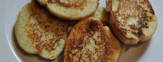 гренки с яйцом и молоком. Шаг 5