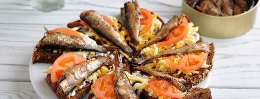 гренки со шпротами. Шаг 11