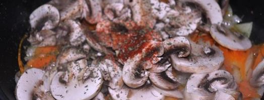 гренки со свининой и овощами. Шаг 6